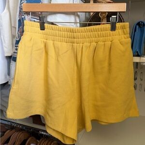 Daily Drills Yellow Shorts